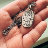 You and I are earth 1661 large pendant