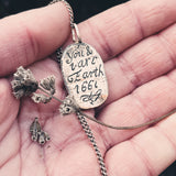 You and I are earth 1661 large pendant