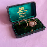 Gold and platinum diamond trilogy ring