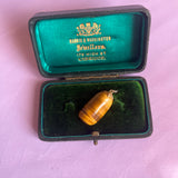 Large antique tigers eye pendant
